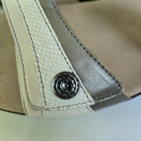 Aravon Katherine Strappy Leather Sandal Comfort Sandal Leather Size 9 - Picture 6 of 8